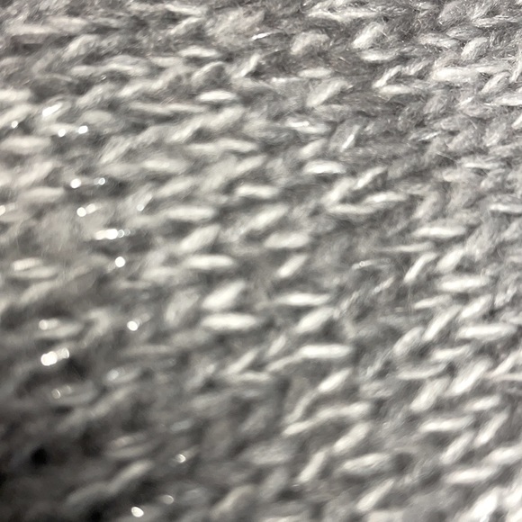 Women’s Crewneck Knit-Sweater, Fringed seam, long sleeve, Small, Blue Seven - Picture 10 of 15